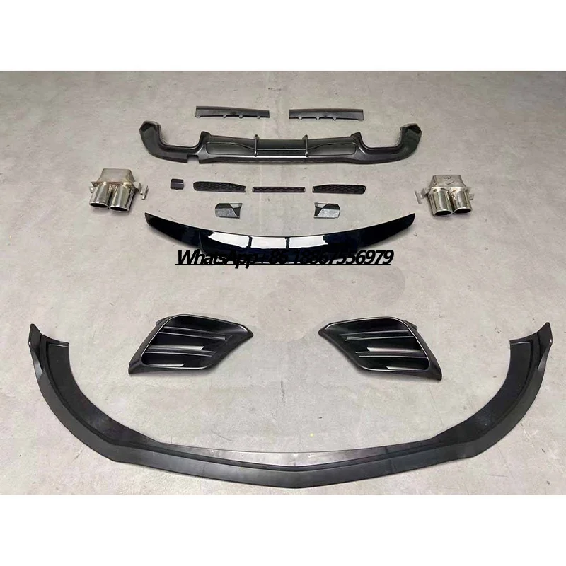 

Body Kit Rear Bumper for Mercedes Benz W223 S Class to Upgrade Bra Bus Front Lip Tips Spoiler Vents