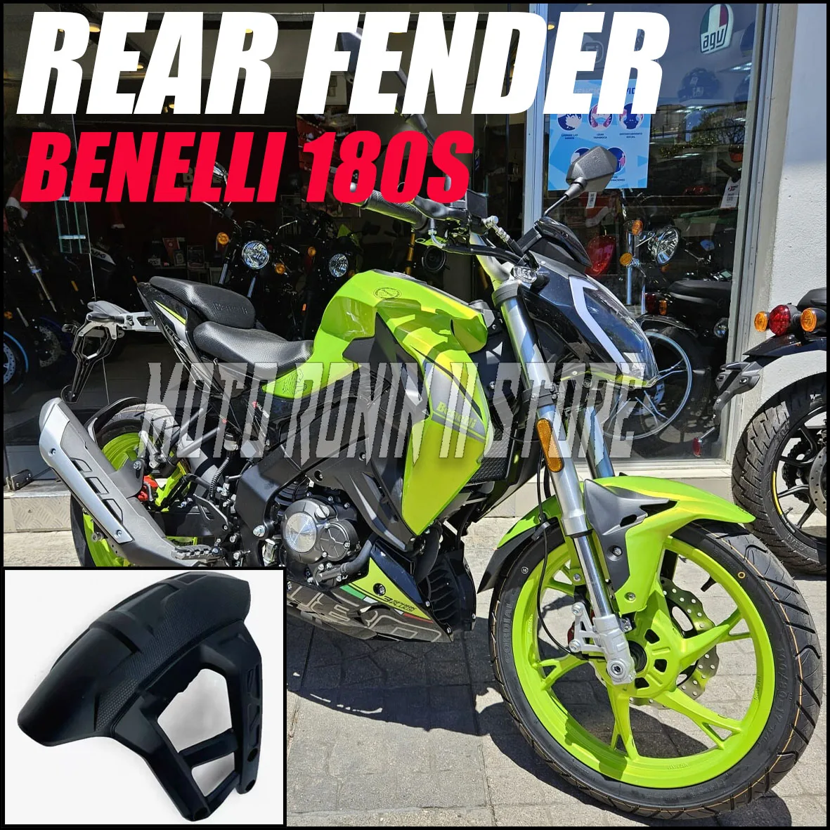 

For Benelli 180 Motorcycle Accessories Modified Rear Fender Mudguard Mudflap Guard Cover New