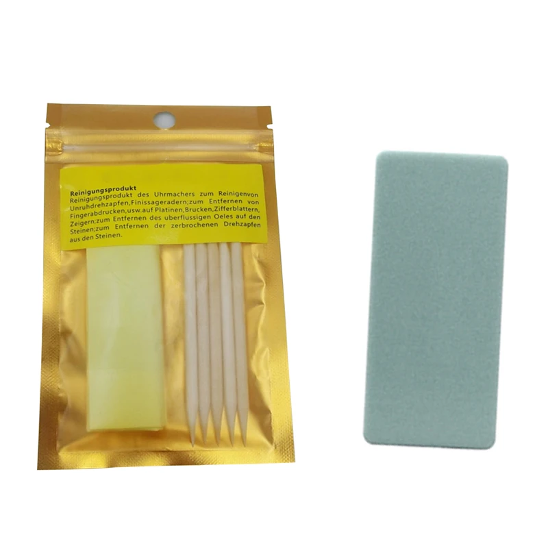 

Watch Parts Movement Cleaning Clay Green Rubber Putty Cleaner With For Watchmakers Watch Repair Tool Bar Pad Brush Set 2PCS