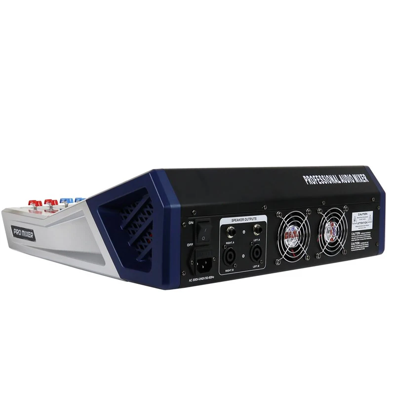 คุณภาพสูง Pro 2800W เครื่องขยายเสียง 8 ช่องคาราโอเกะไมโครโฟนคอนโซลผสม USB MP3 16 DSP คุณภาพสูง