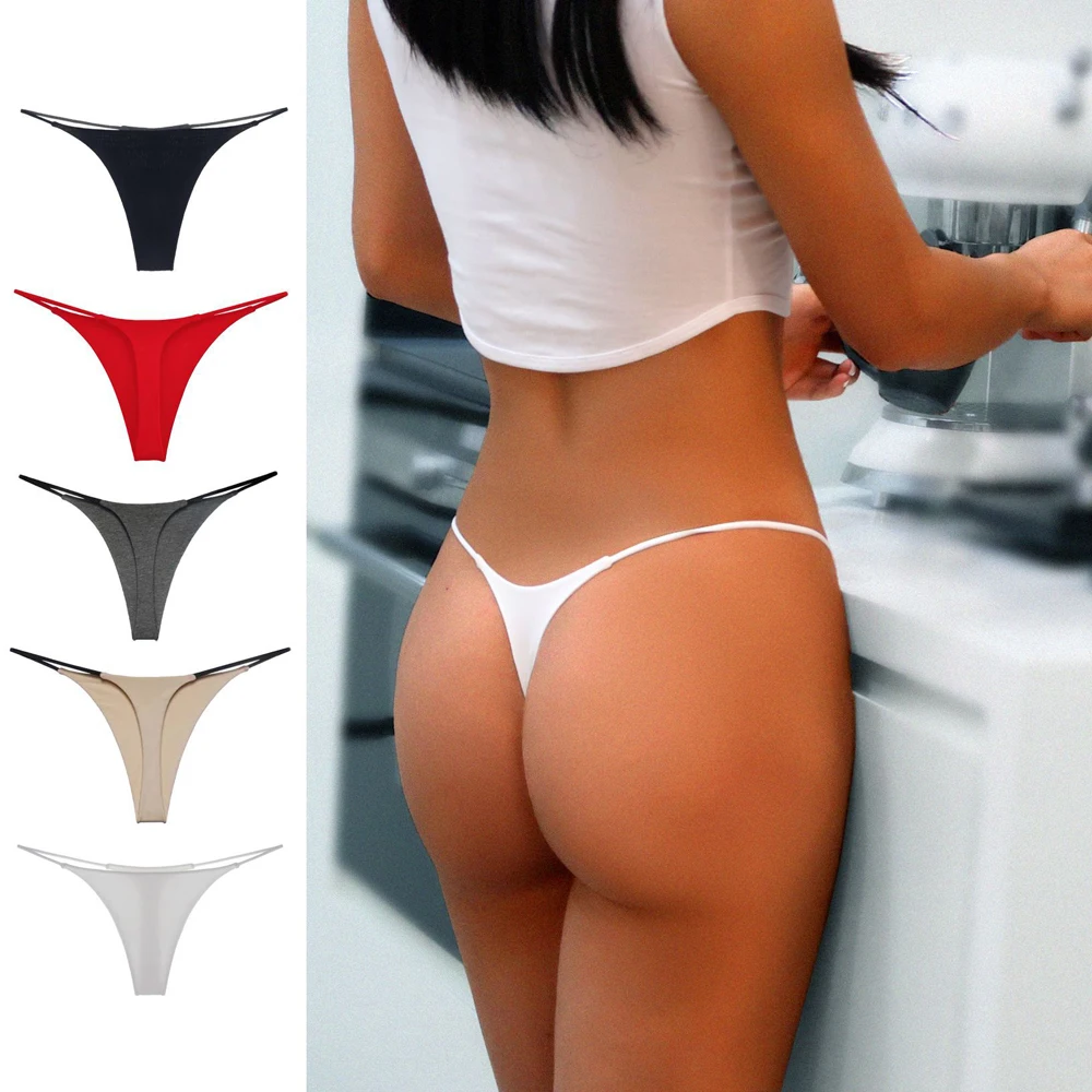 Swimwear Women Briefs Bikini Bottom Side Ties Brazilian Thong Swimsuit Classic Cut Bottoms Biquini Swim Short Ladies Swimsuit