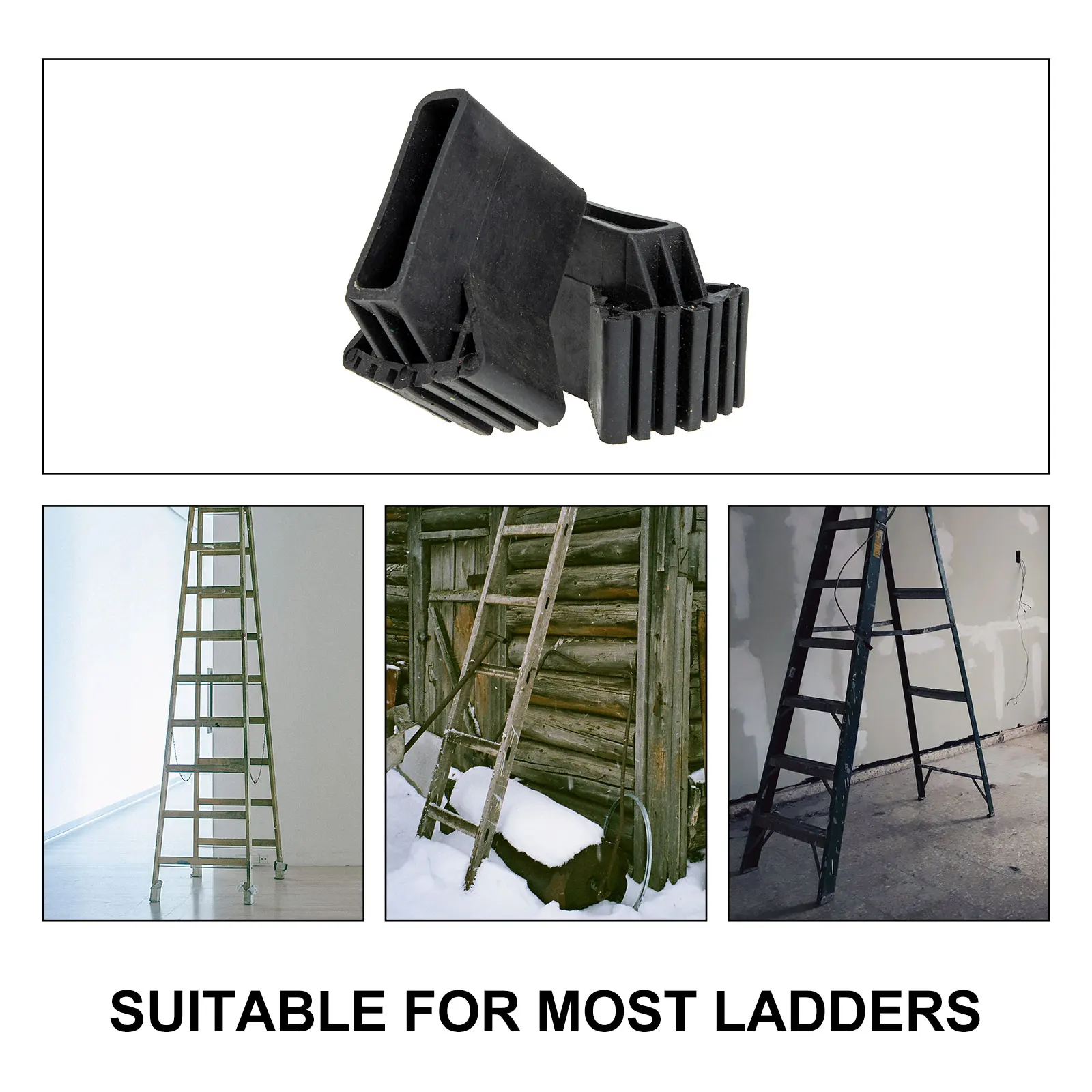 4Pcs Non-Slip Ladder Feet Covers Durable Rubber Pads for Home and Office Use Ladder Feet Cover Turquoise Bathroom Accessories