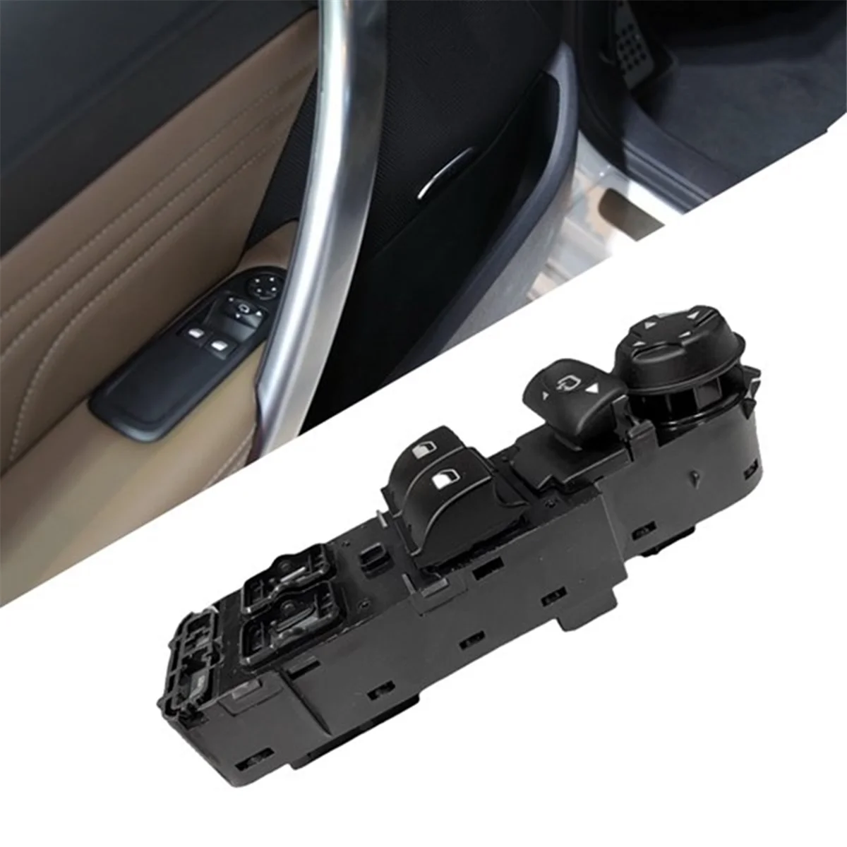 Interruttore di controllo della finestra principale dell\'auto per Peugeot RCZ 2010-2015 pulsante dello specchio dell\'ascensore elettrico muslimah