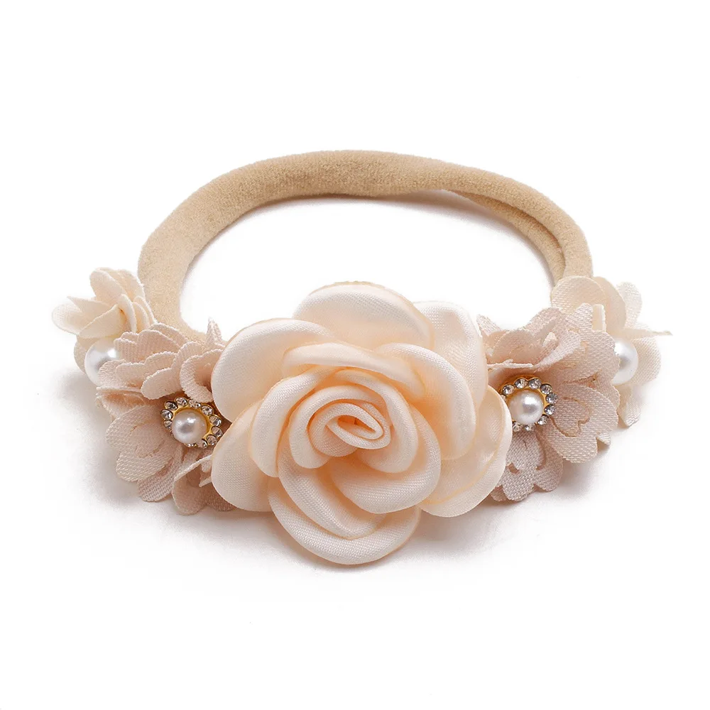 Baby Girl Headband Cute Baby Elastic Hair Band Newborn Head Flower Toddler Headband Headwear Kids Accessories