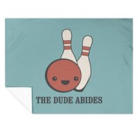 The Big Lebowski - The Dude Abides Throw Blanket Fashion Sofas Soft Plaid Thins Luxury Thicken Blankets