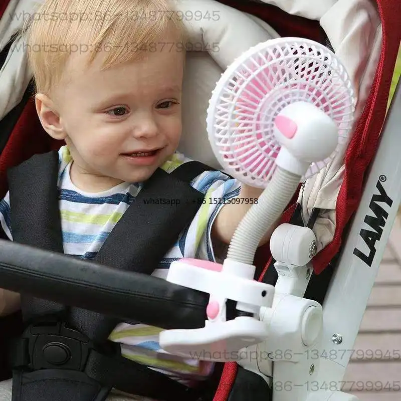 Baby Stroller Small Fan Clip Mini Portable Baby Portable USB