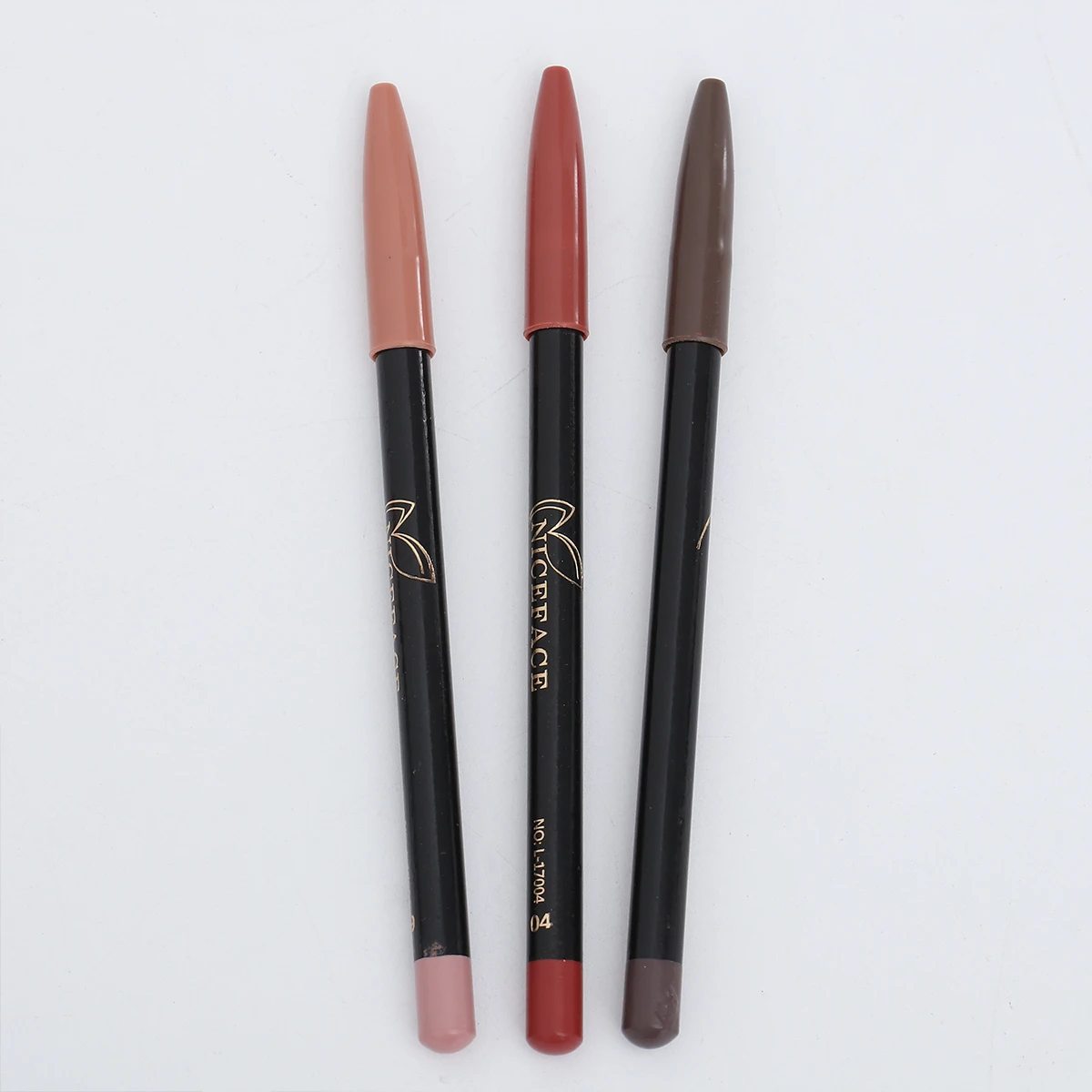 

3 Pcs Waterproof Lip Liner Fine Pencil Modify Matte Bamboo -shaped Tip Clear
