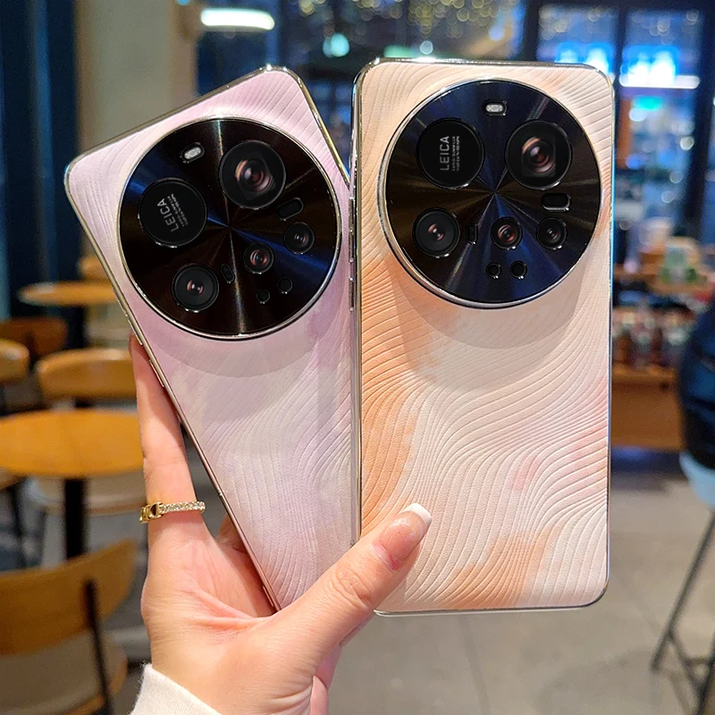 

For Xiaomi 15 15 Pro 15 Ultra Plating Watercolor Brilliant Texture Drop Resistant Fingerprint Phone Case