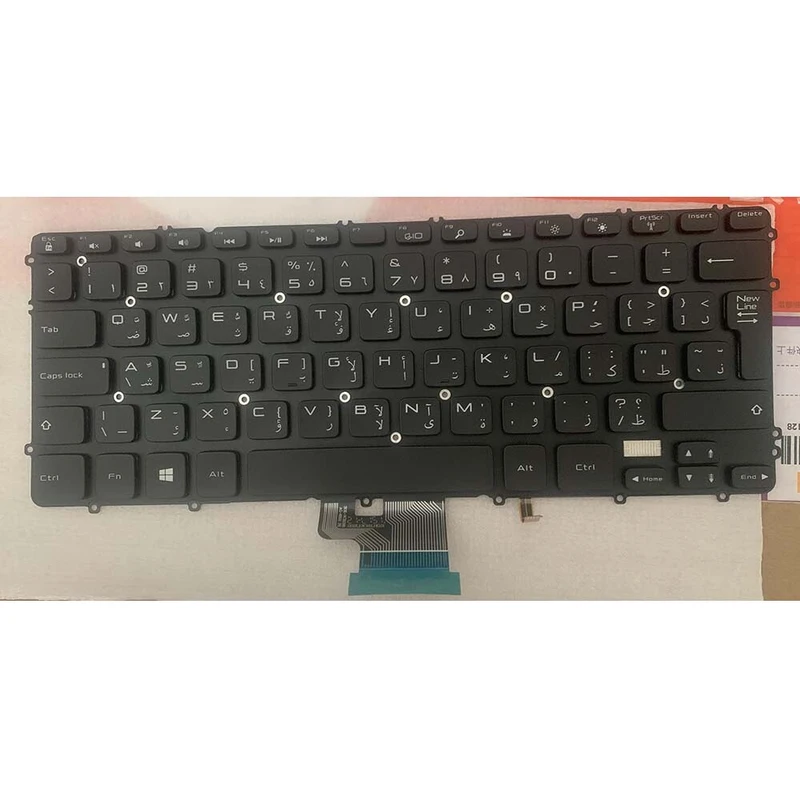 Z For Dell XPS 15 9530 Precision M3800 Laptop Arabic Backlit Keyboard