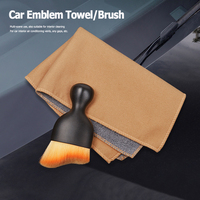Car Wash Microfiber Towel Cleaning Soft Brush Auto Care Tools For Audi BMW Mercedes Benz AMG VW GTI Polo Porsche Toyota Honda