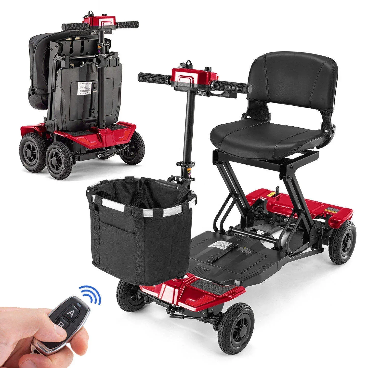 

Hot SalesHandicap Automatic Folding Electric Adult Mobility Scooter With Remote Control