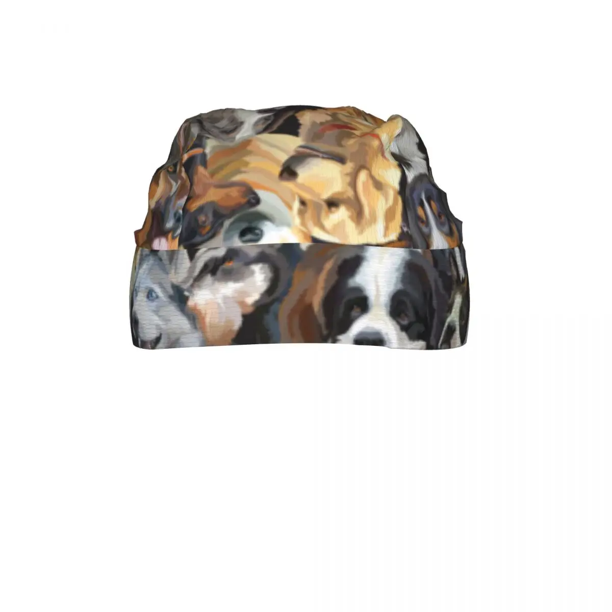 Quick-drying Bandana Sun Protection Headscarf Dogs Breeds Portraits Sport Running Cycling Cap
