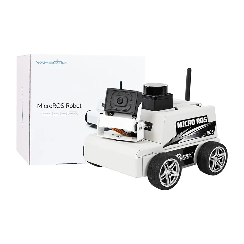 

Virtual machine standard and AI vision version MicroROS robot with lidar mapping navigation and RVIZ simulation based on ROS2