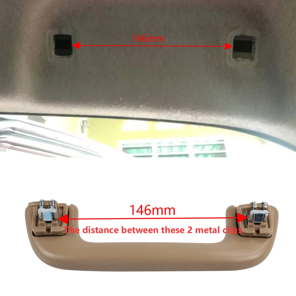 Poignée De Sécurité Toit Voiture - Accoudoir Plafond Pour Toyota Corolla Yaris Prius Et Compatibles