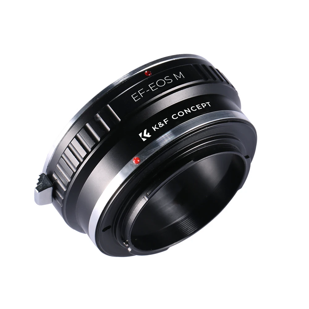 حلقة محول العدسات K&F لعدسات Canon EOS EF FD FL M42 PK MD OM Nikon F G C/G Leica M إلى جسم كاميرا Canon EOS M Mount #6