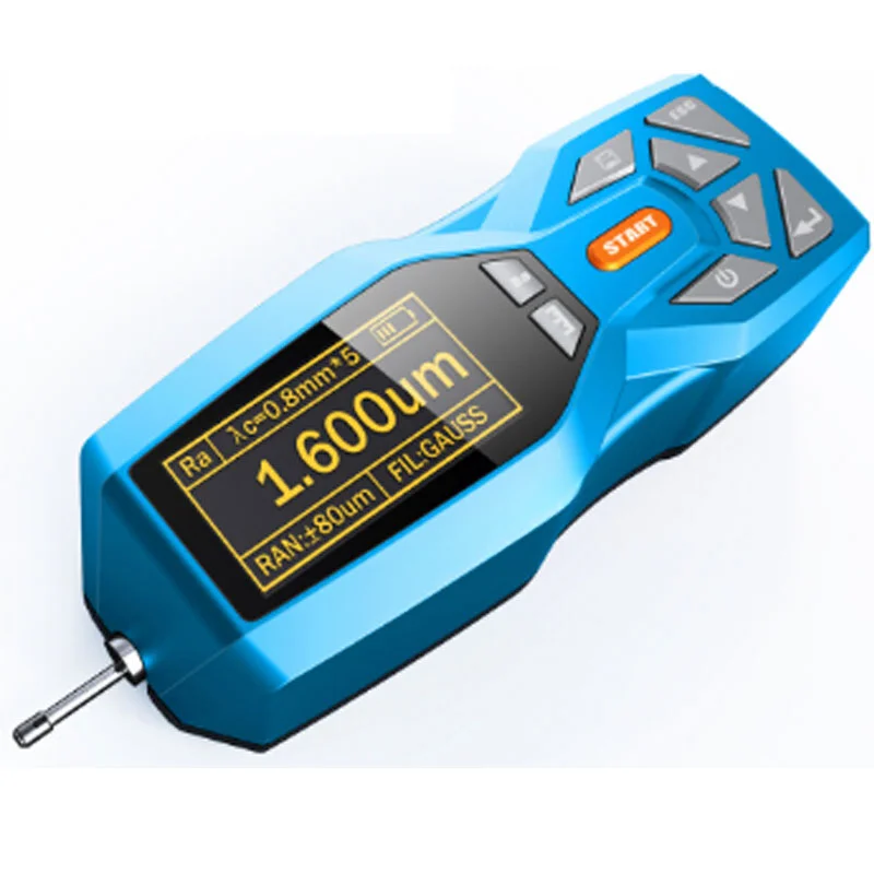 Handheld Surface Roughness Tester Meter Gauge Surftest Profilometer Gauge KR220 High Accuracy 0.001um Plastic Shell Light Weight