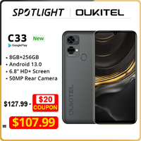 【World Premiere】OUKITEL C33 Smartphone 8GB+256GB Octa Core 6.8\