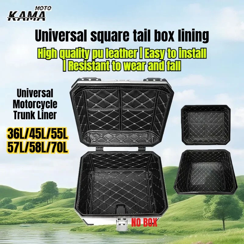 

Универсальный вкладыш для мотоциклетного кофра, съемный внутренний вкладыш-подушка для кофра электроскутера, 36л/45л/55л/57л/58л/70л