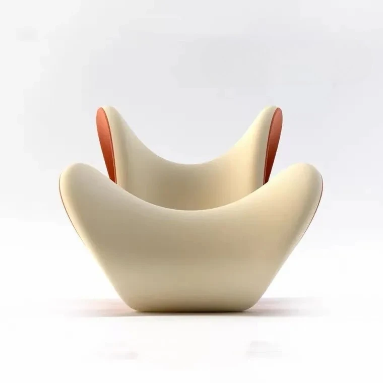 Nordic Creative FRP Special-shaped Love Shaping Leisure Chair Bow Chair Lazy Reclining Chair - Image 3
