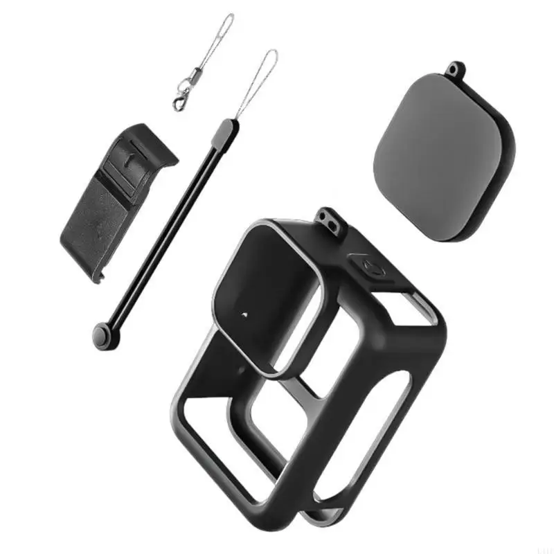 L41F غلاف سيليكون شامل لـ 13 بابًا بطارية بشرة الكاميرا ، والدفاع عن الشاشة ، وقبعات أمان العدسة