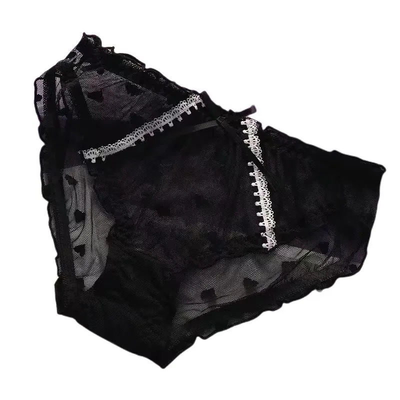 

Japanese Panties Women's Lace Thin Sexy Cute Sweet Girlish Style Comfortable Breathable Low-rise Women's Briefs Smooth and Soft