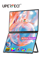 UStation Δ / Delta Plus Stacked Monitor No Drive Required Laptop Dual Screen Folding 18.5\
