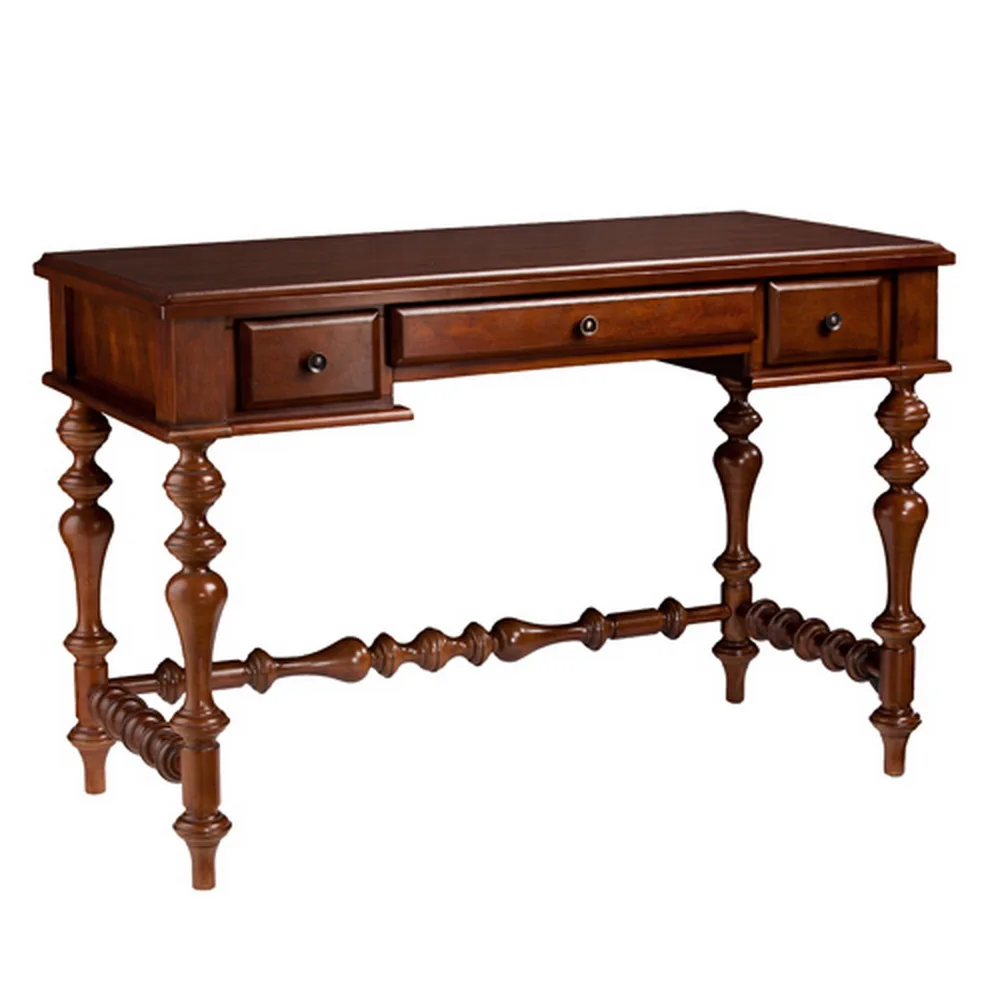 

Turned-leg Top Drawer Computer Desk
