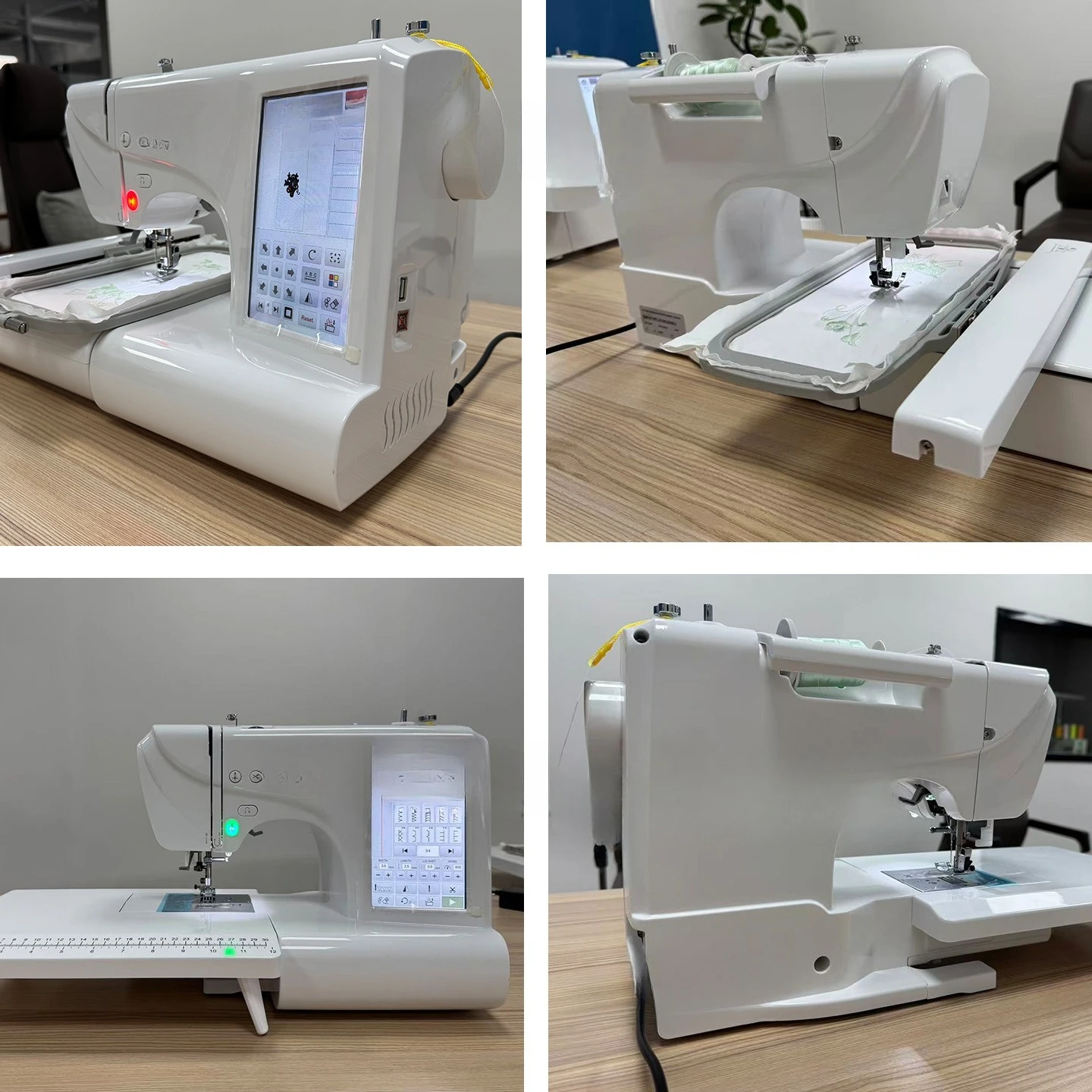 Household small multi-functional single needle sewing and embroidery all-in-one machine, scarf embroidery machine