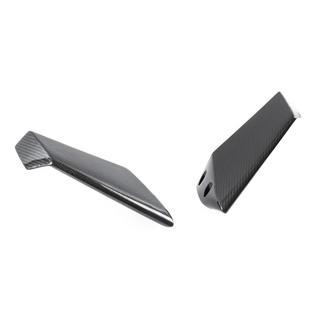 ملحقات تعديل ألياف الكربون قاطرة الدراجة النارية جناح الرياح الثابت العلوي من الكربون الجاف