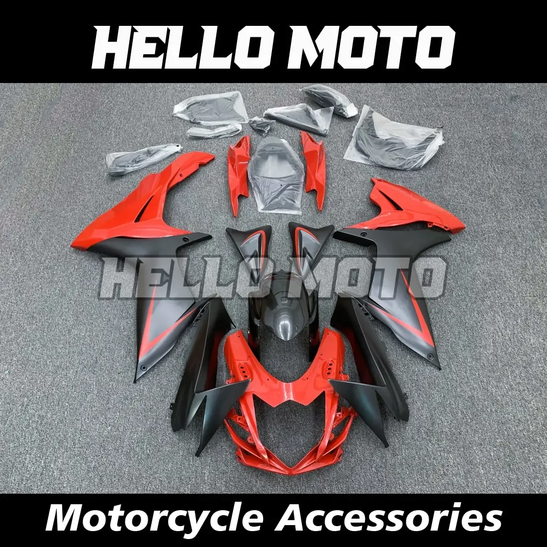 New ABS Injection Molding Motorcycle Fairings Kits Fit For L1 L2 L3 L4 L5 L6 L7 L8 L9 600/750cc 2011-2022 Bodywork Set