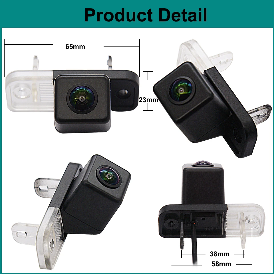 170° HD 1080P Car Rear View Camera for Mercedes Benz Clk W203 W209 W219 W211 Night Vision Reverse Reversing 4 Pin AHD