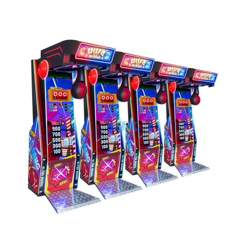 

Coin Operated Game Street Amusement Park Electronic Hammer Arcade Boxing Punch Hine Price For Sale