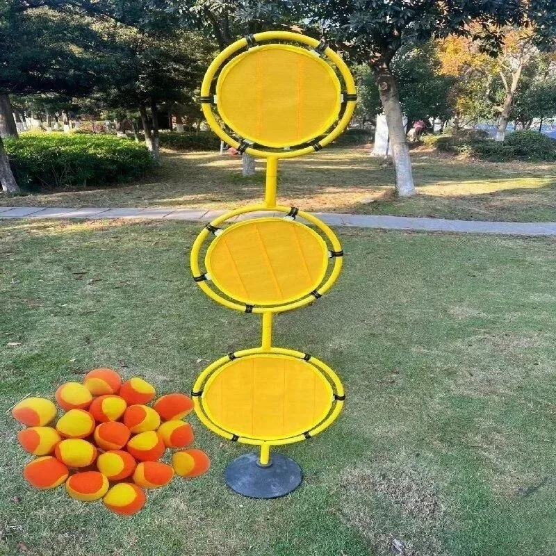 Three-ring pitching target, children's dual-purpose sticky ball target, sensory training equipment pitching target
