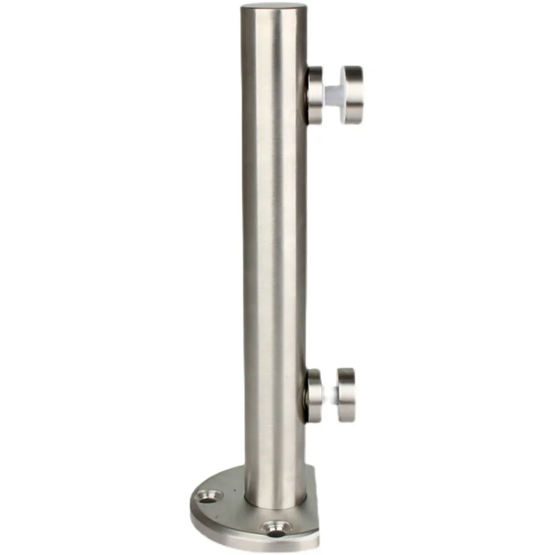 Stainless steel stair post 304 balcony glass guardrail support post fasteners railing handrail support