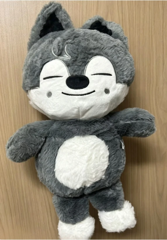 50cm Kpop Skzoo Plüschtier Wolfchan Kawaii Cartoon Stofftier Plüschpuppe Große Größe Schlafkissen Geschenk