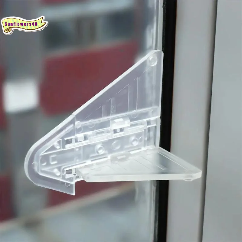 Sliding Door Window Child Safety Lock Adhesive Butterfly Lock No Tools Needed for Home Baby Anti-Open Protection