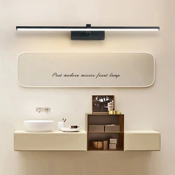 Minimalist LED Wall Lamps Bathroom Makeup Mirror Lights 100cm 120cm Home Indoor Living Room Decor Wall Sconces Fixture 110V 220V