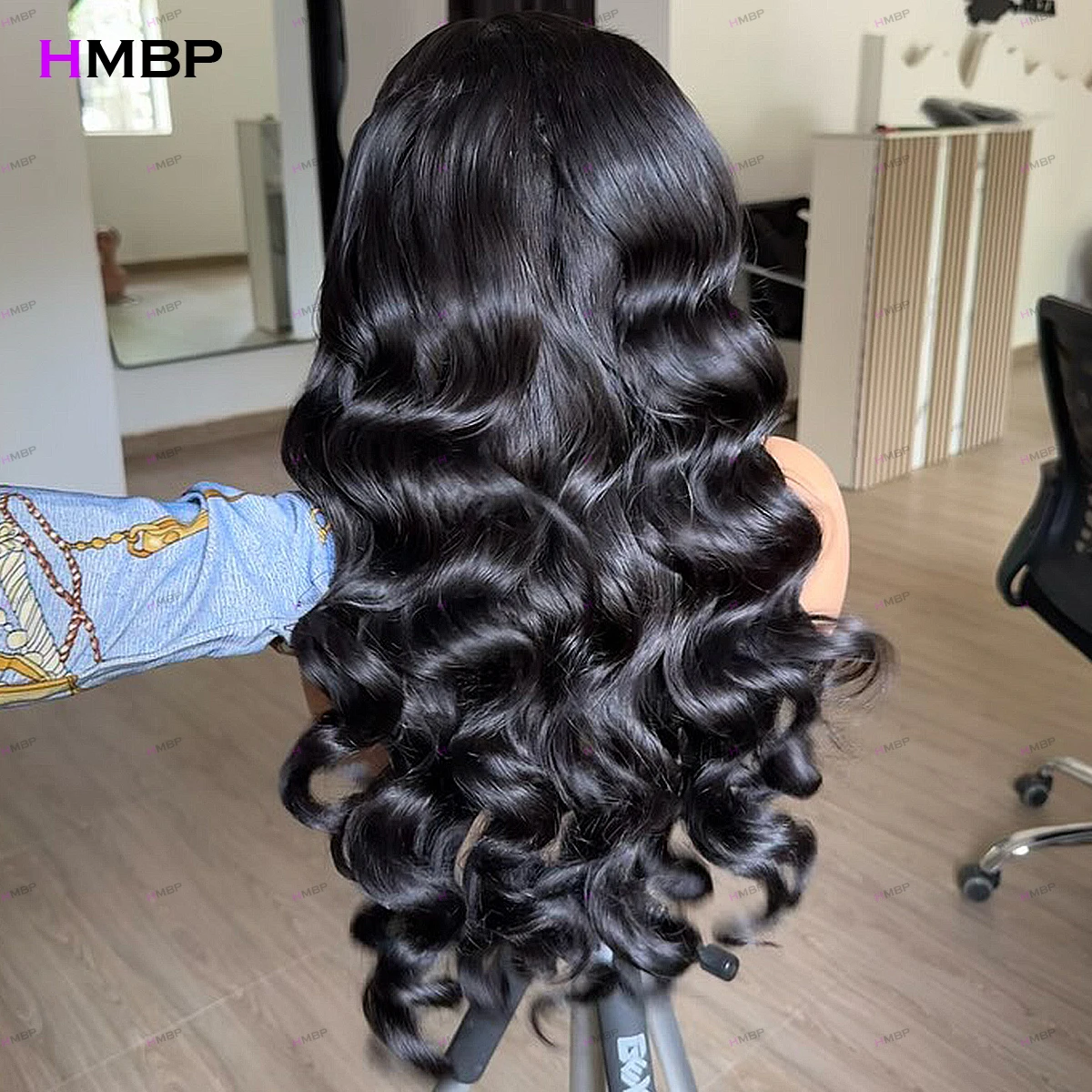 شعر مستعار مموج بدون صمغ باروكات أمامية من الدانتيل شعر بشري جاهز للارتداء 360/13X6 HD باروكات من الدانتيل شعر مستعار مقطّع مسبقًا 30 32 بوصة للنساء #4