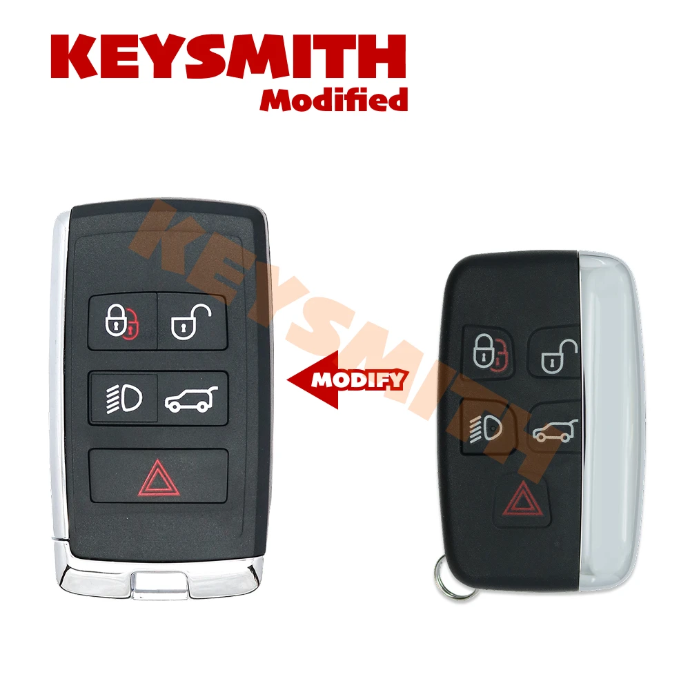 KEYSMITH Remote Smart Key Modified Upgrade For Land Rover Range Rover Sport Discovery 4 Evoque LR4 For Jaguar XF XE XJ Fob view 5