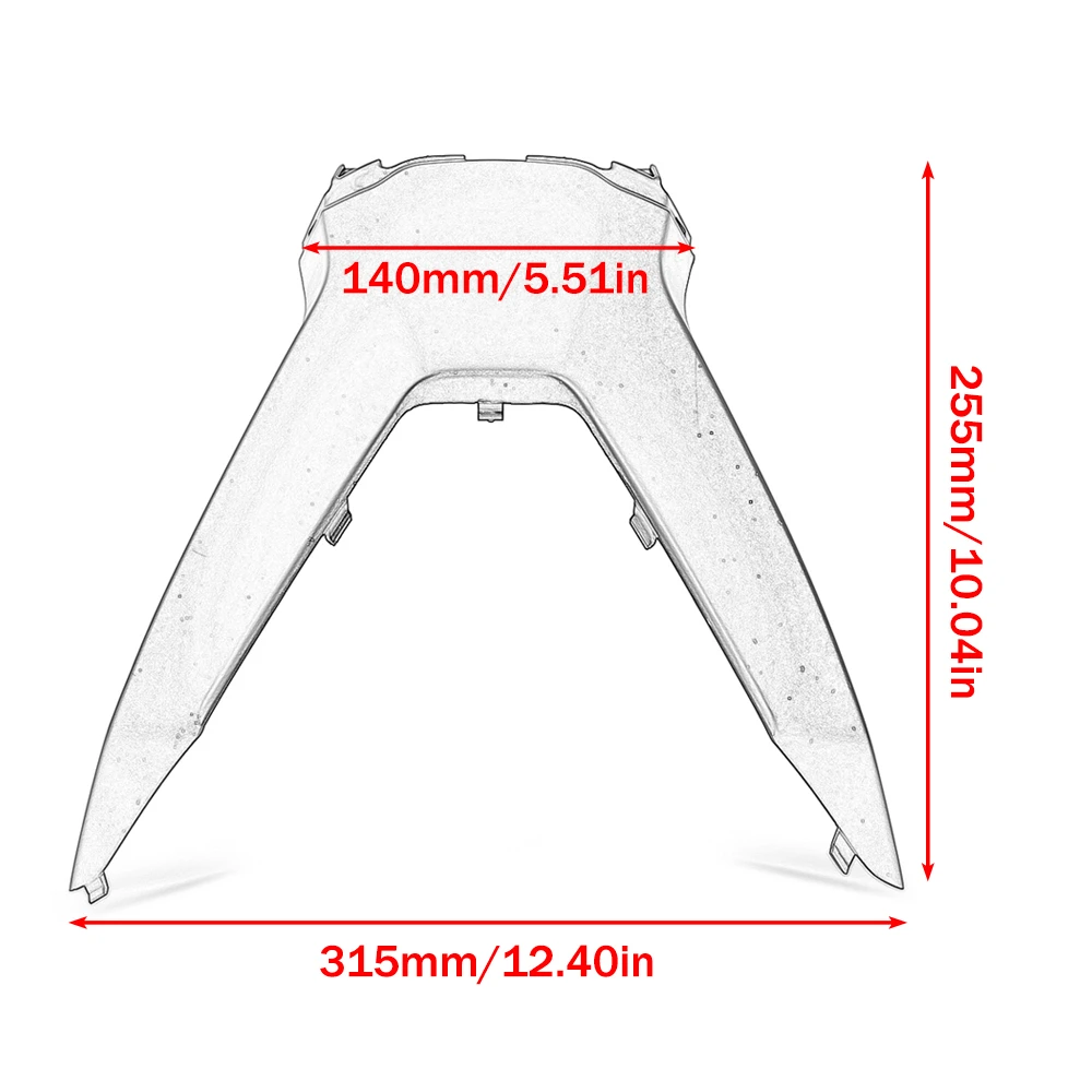 For Honda ADV160 2023-2024 Front Down Top Cover Black Bodywork Fairing Kit Motorcycle Injection Accssories Fits