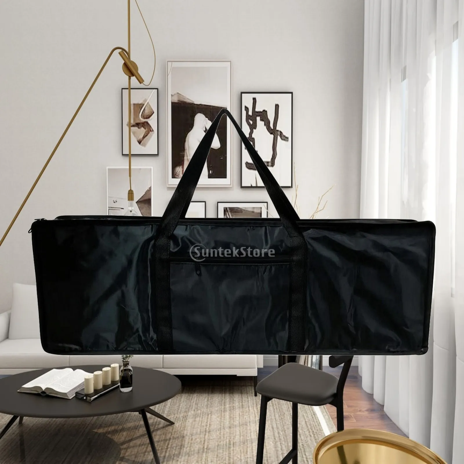 Music Keyboard Holder Bag for 76 Key Piano with Reinforced Stitching