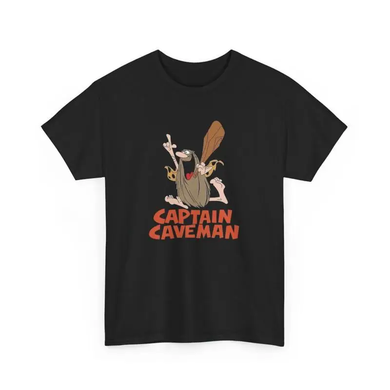 

Captain Caveman T Shirt Retro Cartoon Vintage Character Top