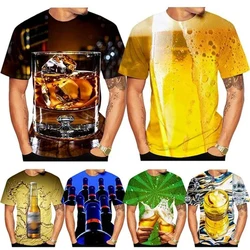 Oktoberfest T-Shirt Summer Cool Beer Graphic T Shirt for Mens Clothing 3D Printing Cheers Beers Tops Tee Shirts Women Clothes