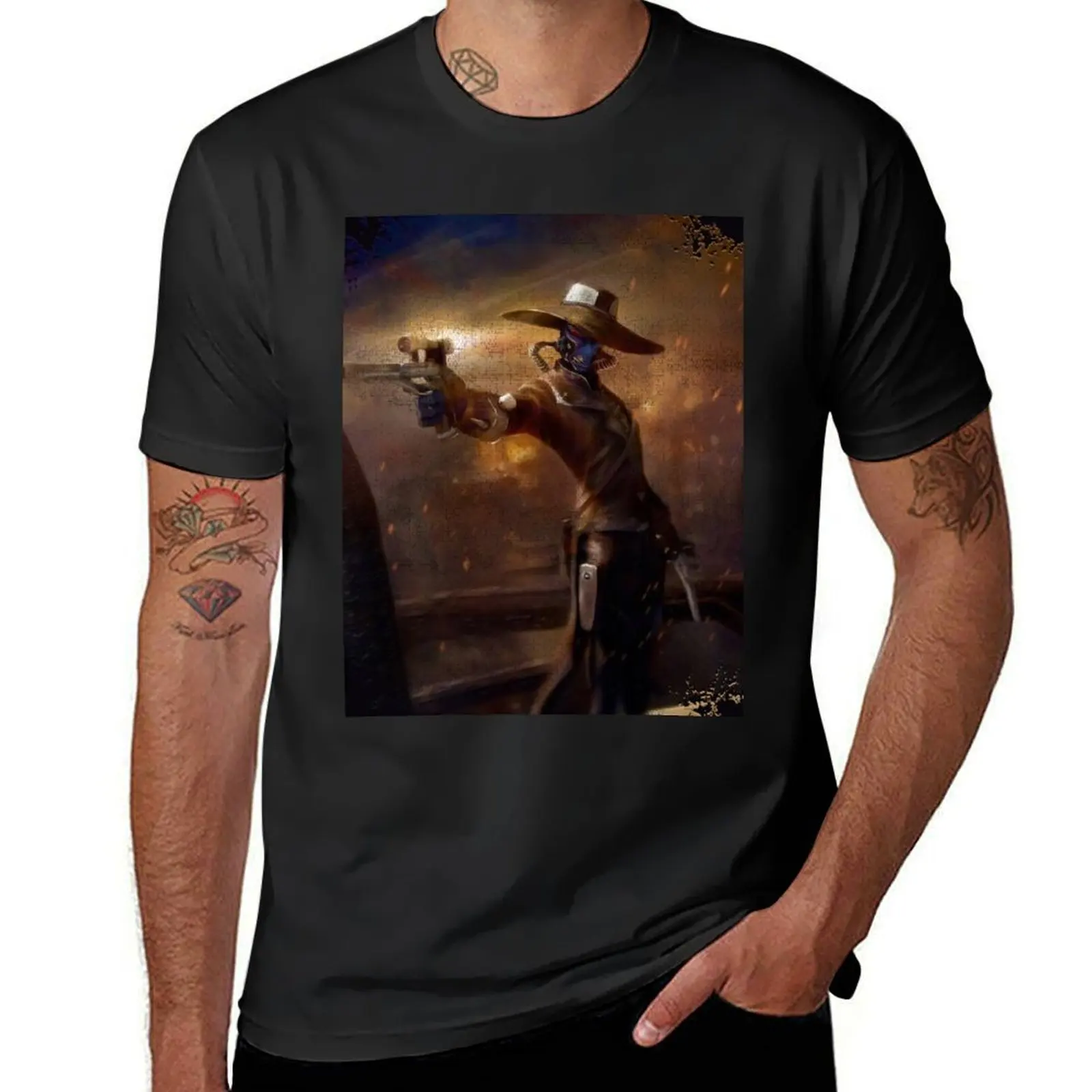 

Cad Bane T-Shirt blacks for a boy anime clothes customs mens t shirt