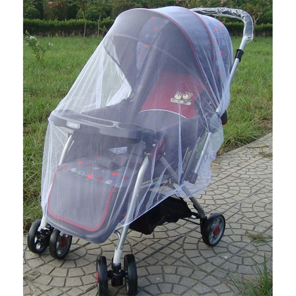 Baby Kinderwagen Moskito Volle Abdeckung Weiß Verschlüsselung Net Tragbare Faltbar Für Reise Baby Schlafen Schutz Bett Net