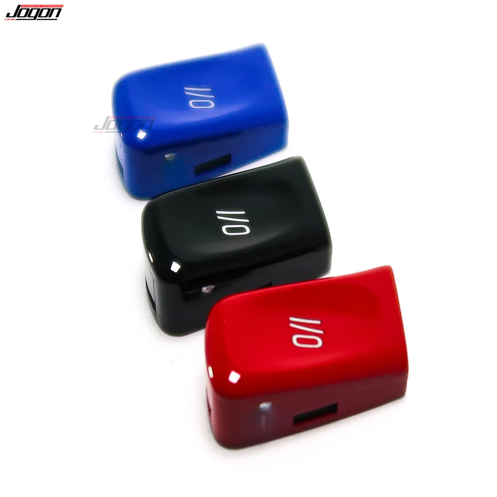 For BMW E46 1998-2004 M3 I/O Button Cover Trim Knob Sticker  Interior Modification Accessories