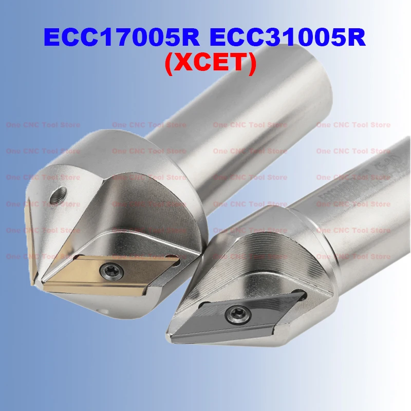 Barra de Ferramentas Chanfro Grande Furo Suporte do Moinho Ecc31005r Ecc17005r Ecc Xcet 310404 30 45 60 Graus Cnc Xcet170402er