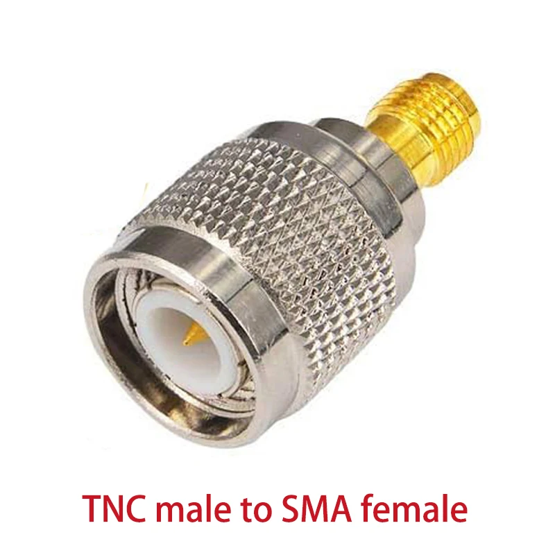 1 Stück SMA zu TNC Adapter Stecker auf Buchse Gerader RF Koaxialstecker 50 Ohm Reines Messing – Detail 5