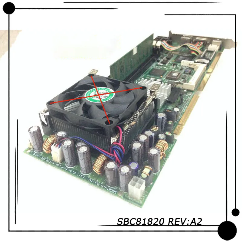 

SBC81820 REV:A2 для Axiomtek с одним сетевым портом, материнская плата промышленного компьютера перед отправкой, идеальный тест