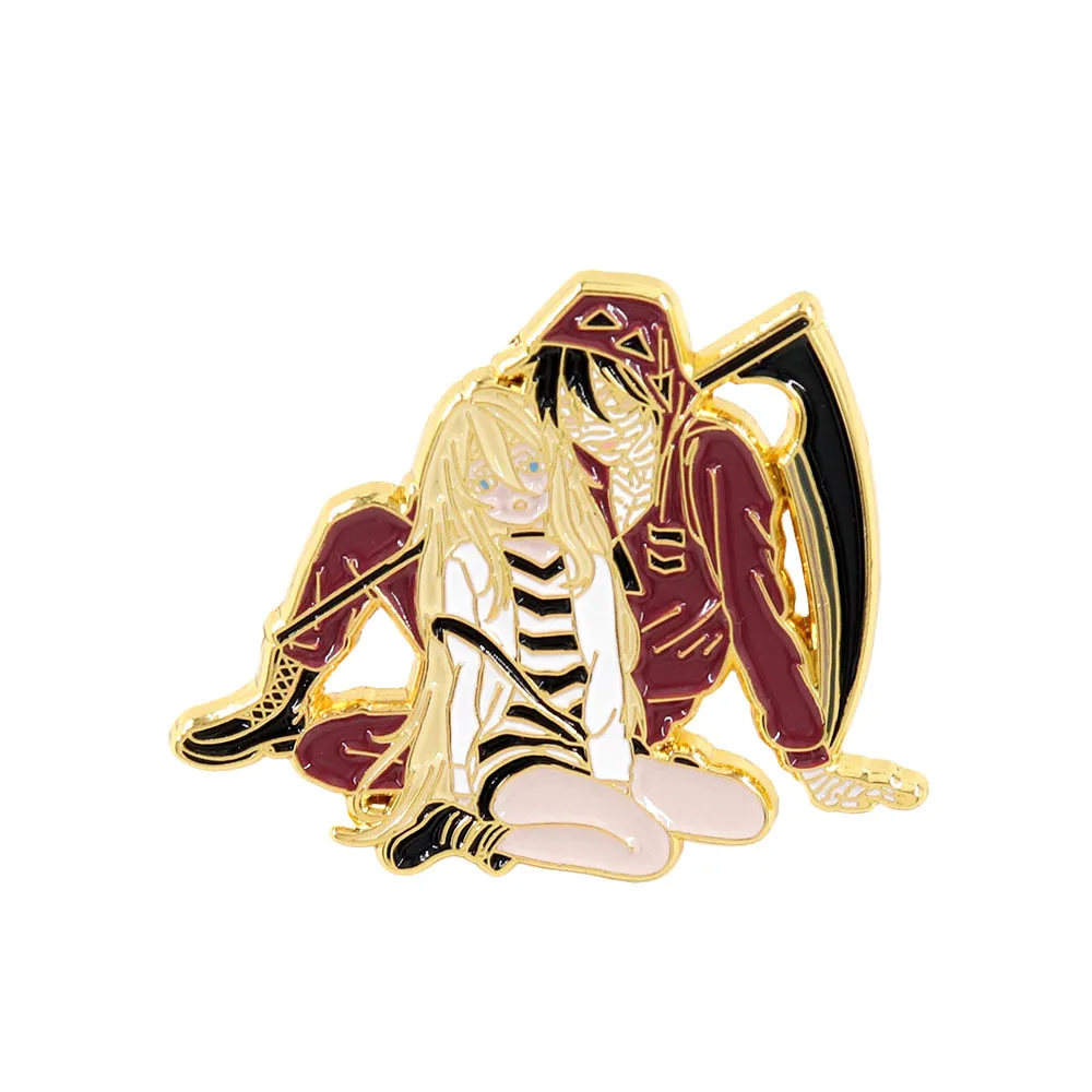 1 قطعة لعبة أنيمي قتل الملاك الطرفية بروش معدني ريجي زاك التلبيب التبعي #4